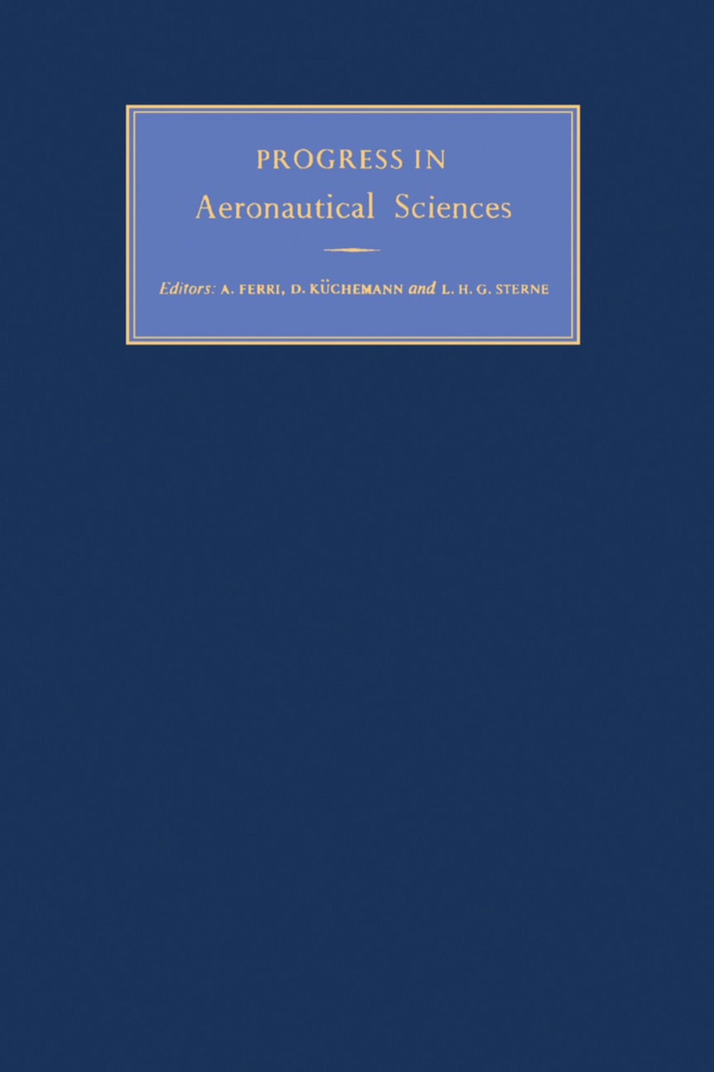 Progress in Aeronautical Sciences Volume 3  â€“ PDF/EPUB Version Downloadable