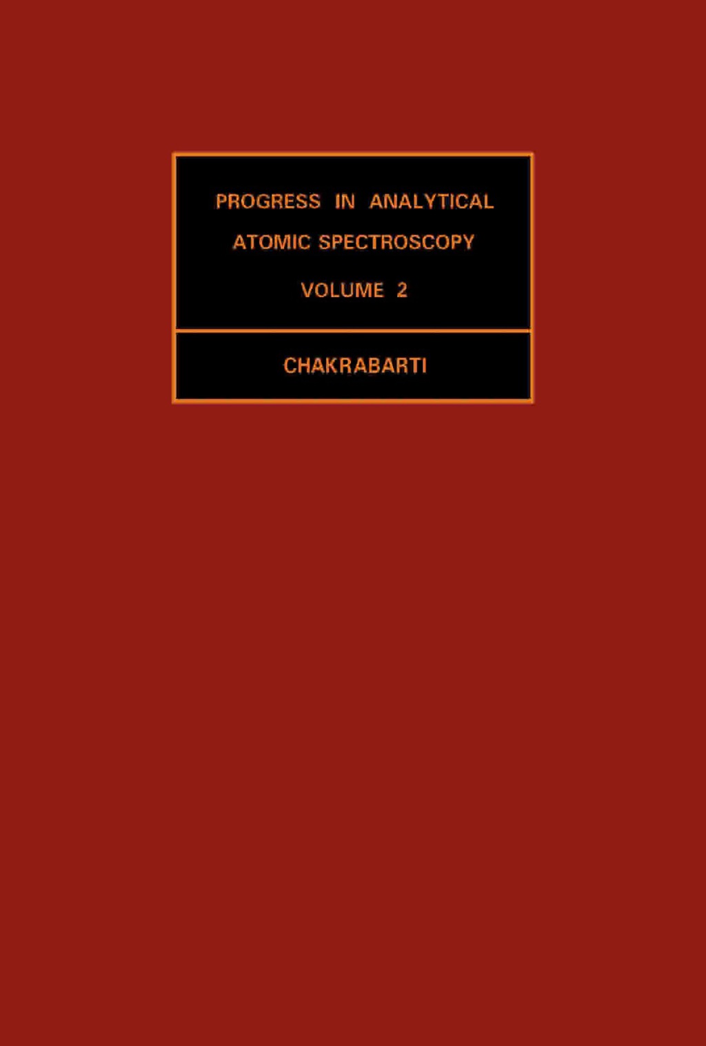 Progress in Analytical Atomic Spectroscopy  â€“ PDF/EPUB Version Downloadable