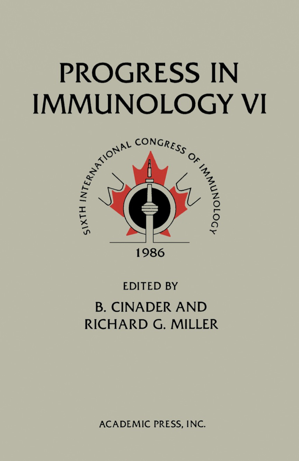 Progress in Immunology VI Sixth International Congress of Immunology  â€“ PDF/EPUB Version Downloadable