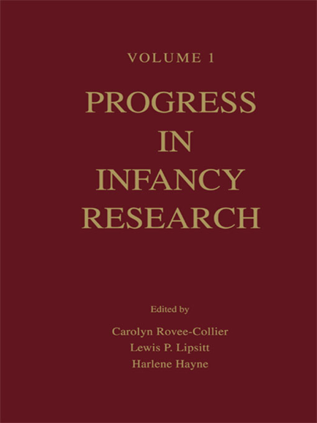 Progress in infancy Research Volume 1 1st Edition â€“ PDF/EPUB Version Downloadable