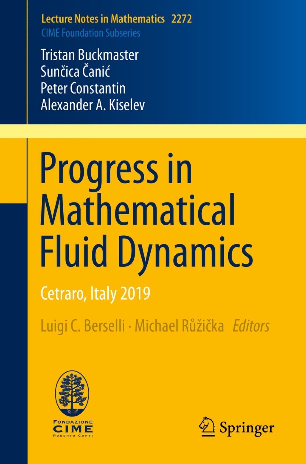 Progress in Mathematical Fluid Dynamics Cetraro, Italy 2019  â€“ PDF/EPUB Version Downloadable