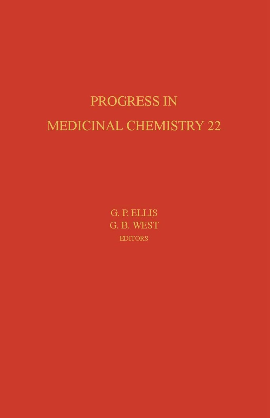 PROGRESS IN MEDICINAL CHEMISTRY  â€“ PDF/EPUB Version Downloadable