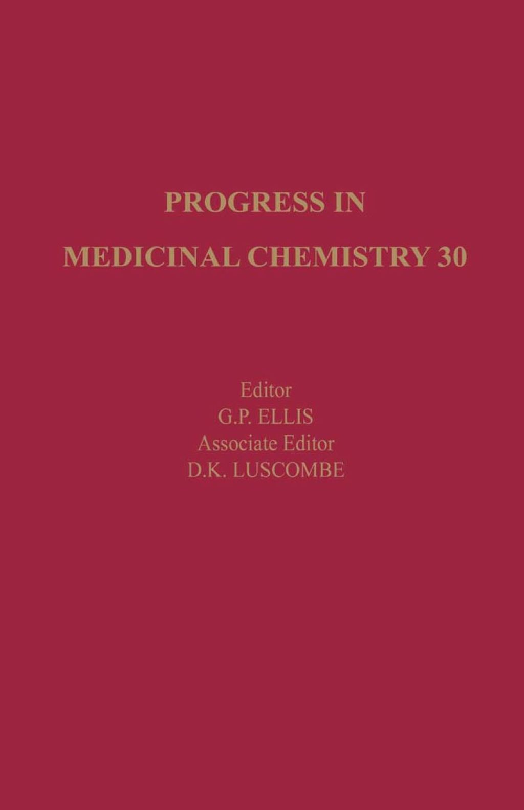 PROGRESS IN MEDICINAL CHEMISTRY  â€“ PDF/EPUB Version Downloadable