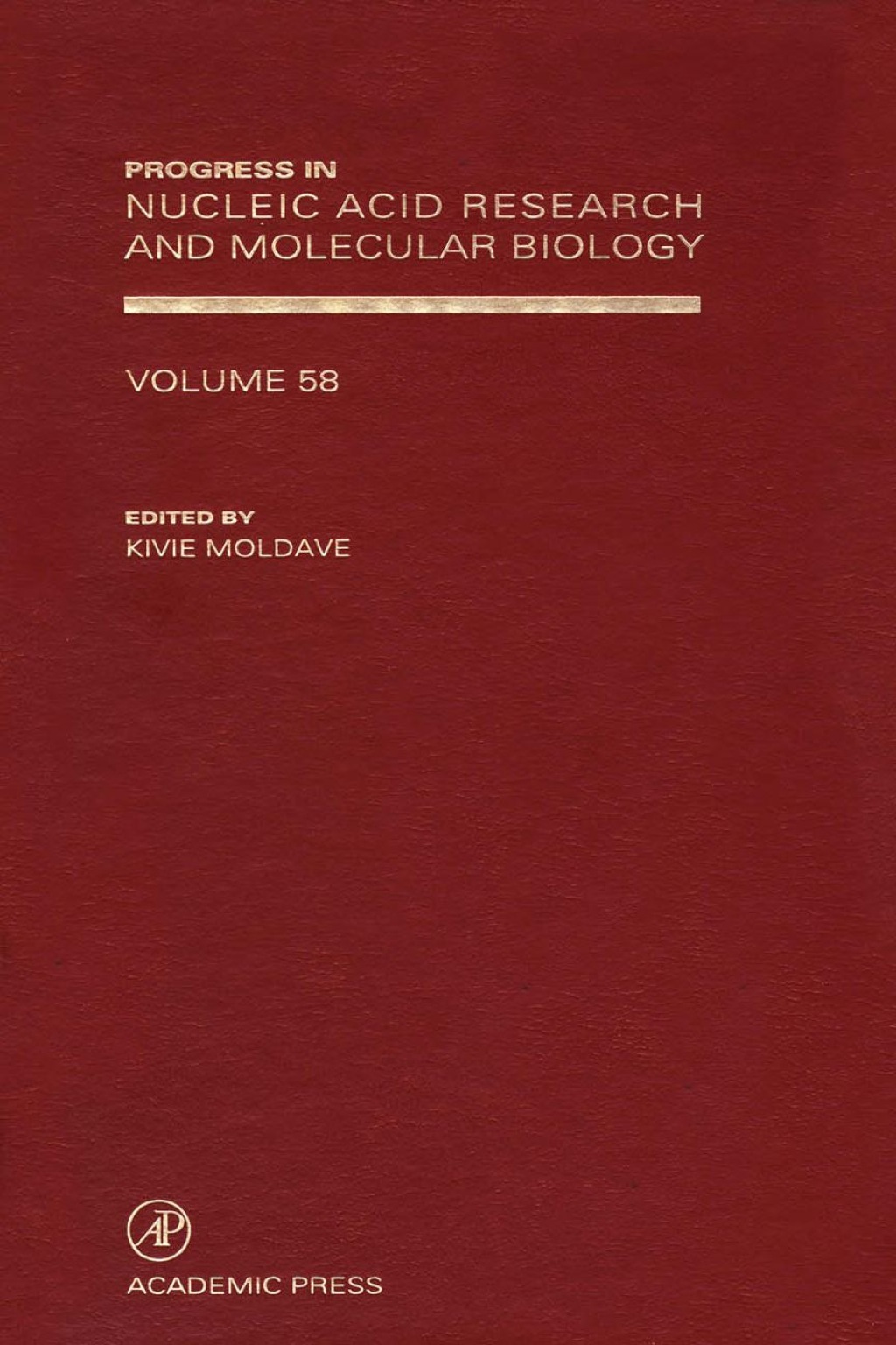 Progress in Nucleic Acid Research and Molecular Biology  â€“ PDF/EPUB Version Downloadable
