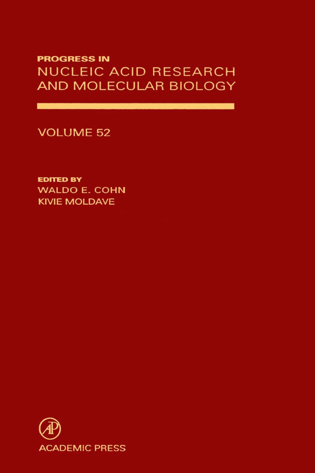 Progress in Nucleic Acid Research and Molecular Biology  â€“ PDF/EPUB Version Downloadable