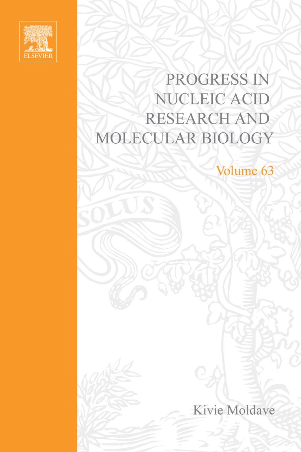 Progress in Nucleic Acid Research and Molecular Biology  â€“ PDF/EPUB Version Downloadable