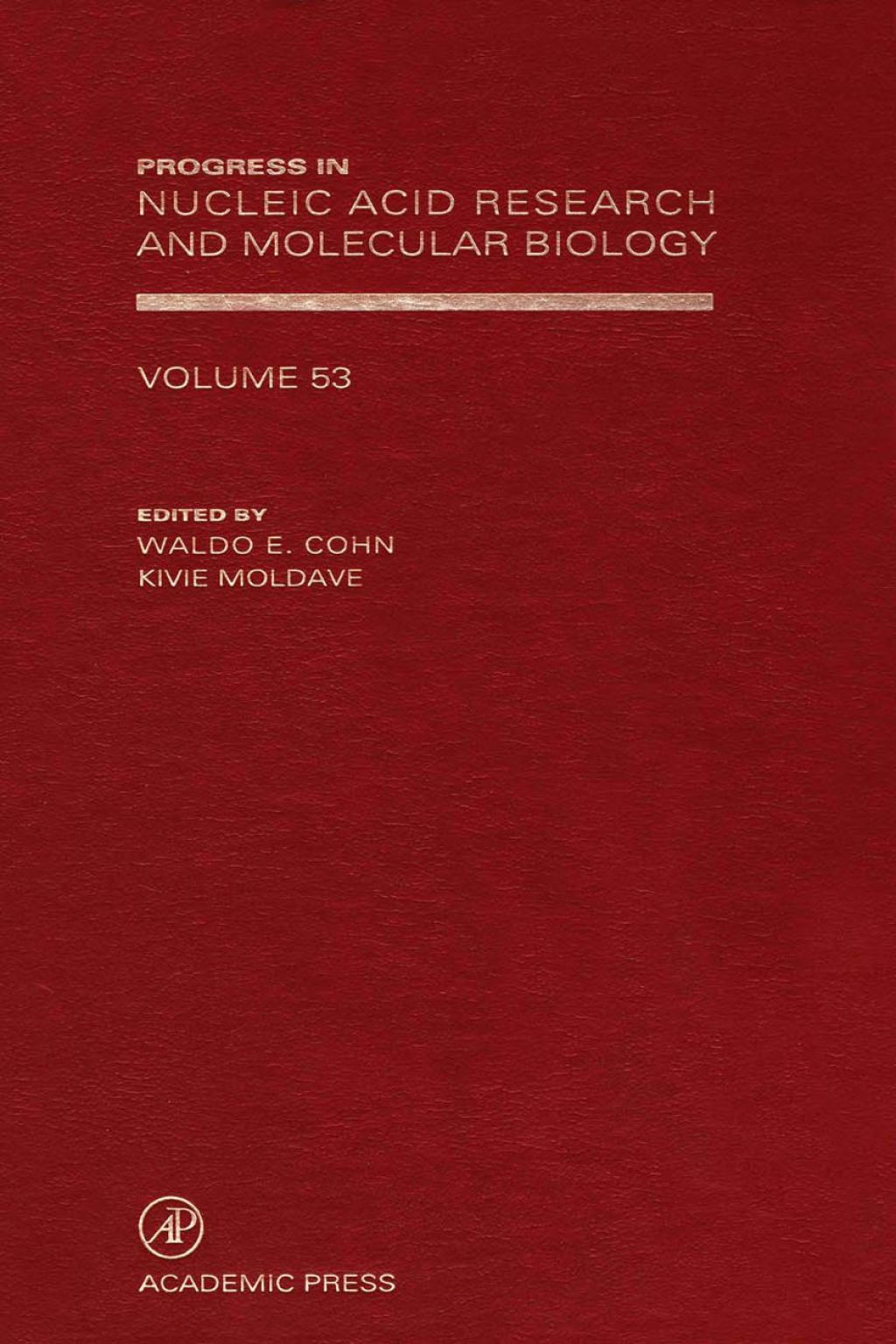 Progress in Nucleic Acid Research and Molecular Biology  â€“ PDF/EPUB Version Downloadable