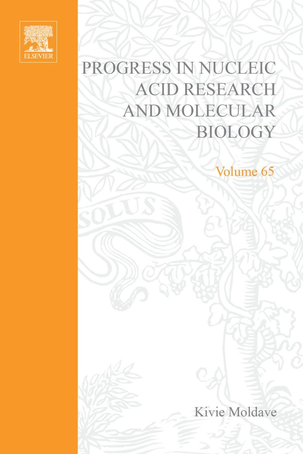 Progress in Nucleic Acid Research and Molecular Biology  â€“ PDF/EPUB Version Downloadable