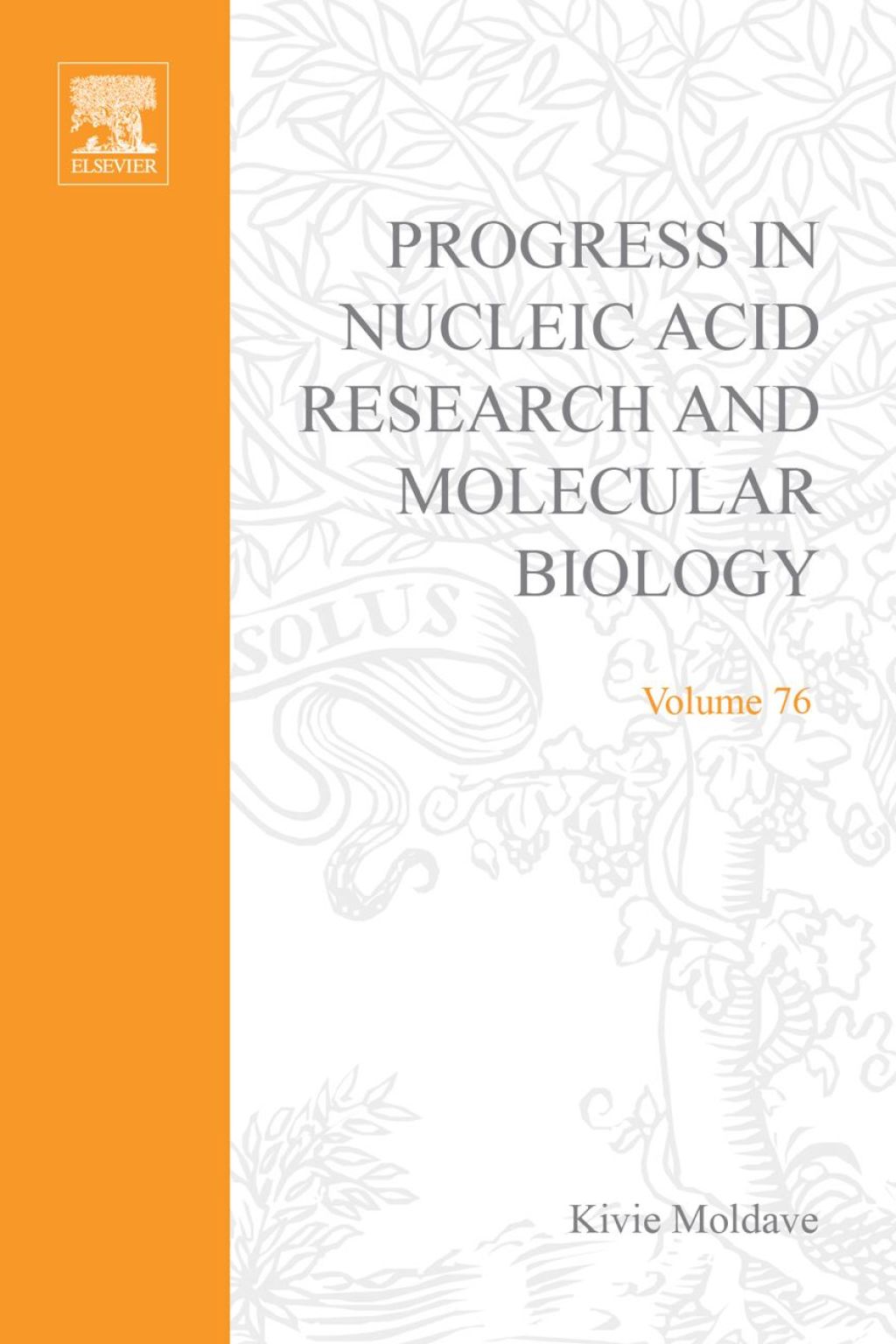 Progress in Nucleic Acid Research and Molecular Biology: Subject Index Volume (40-72)  â€“ PDF/EPUB Version Downloadable