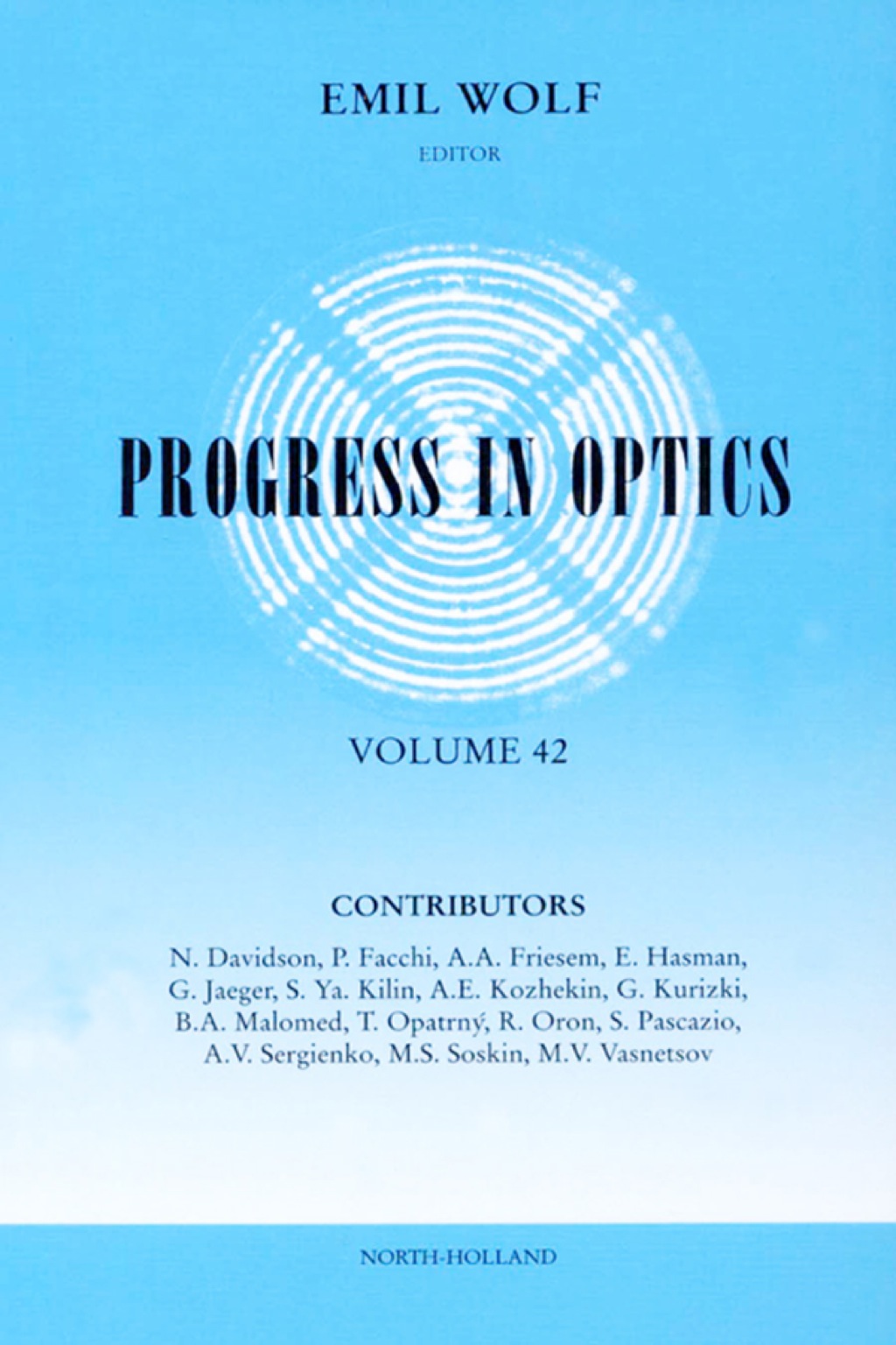 Progress in Optics  â€“ PDF/EPUB Version Downloadable