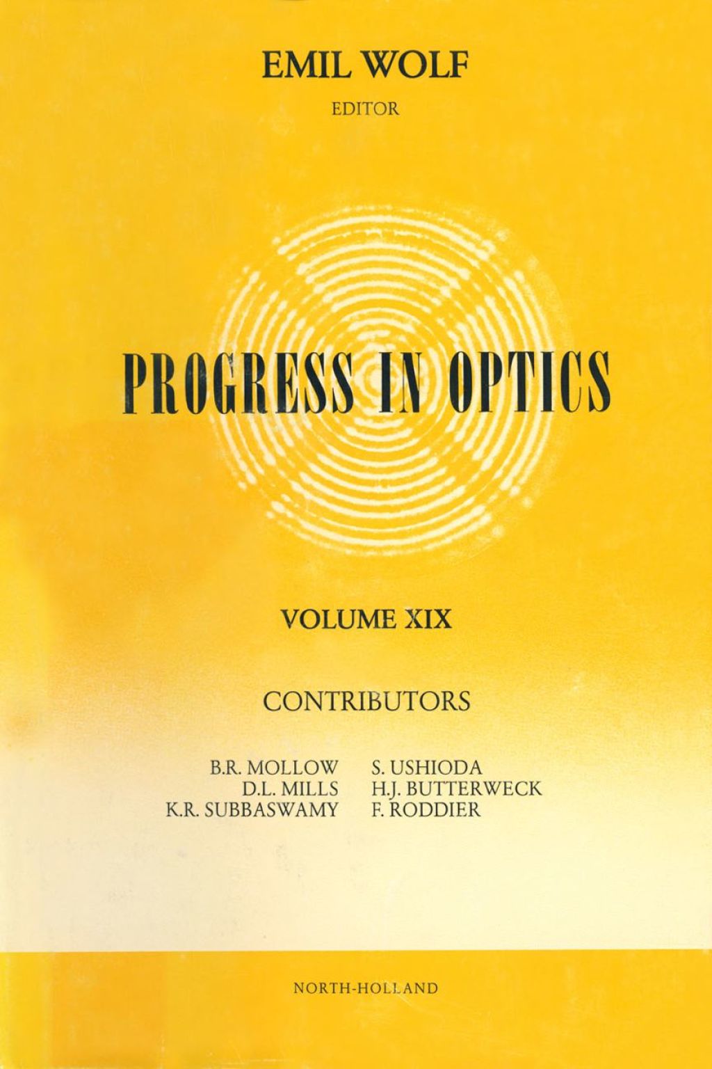 Progress in Optics Volume 19  â€“ PDF/EPUB Version Downloadable