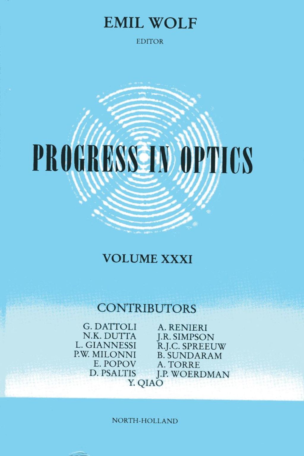 Progress in Optics Volume 31  â€“ PDF/EPUB Version Downloadable