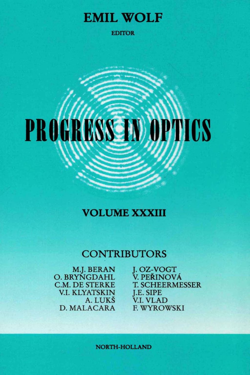 Progress in Optics Volume 33  â€“ PDF/EPUB Version Downloadable