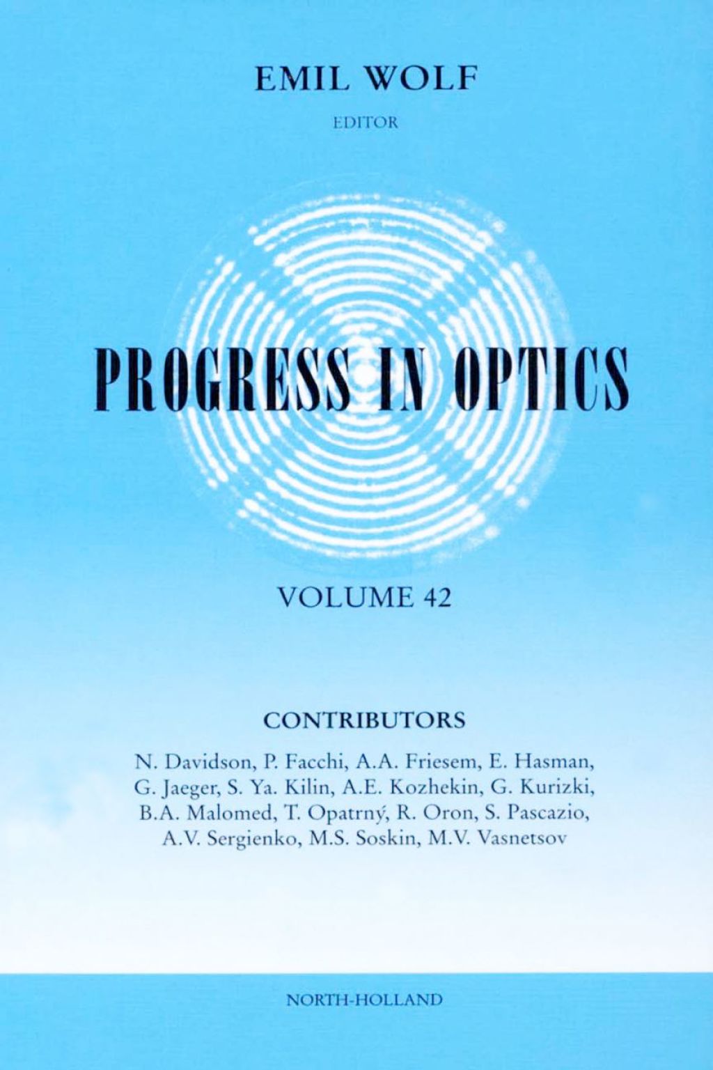 Progress in Optics Volume 42  â€“ PDF/EPUB Version Downloadable