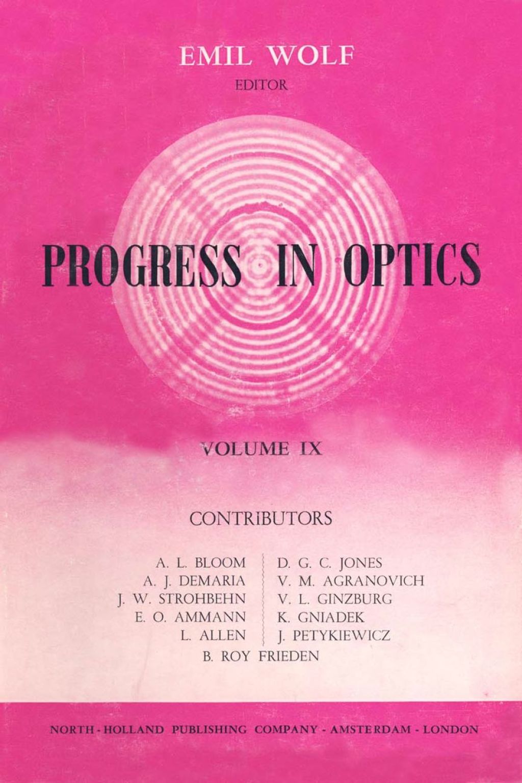 Progress in Optics Volume 9  â€“ PDF/EPUB Version Downloadable