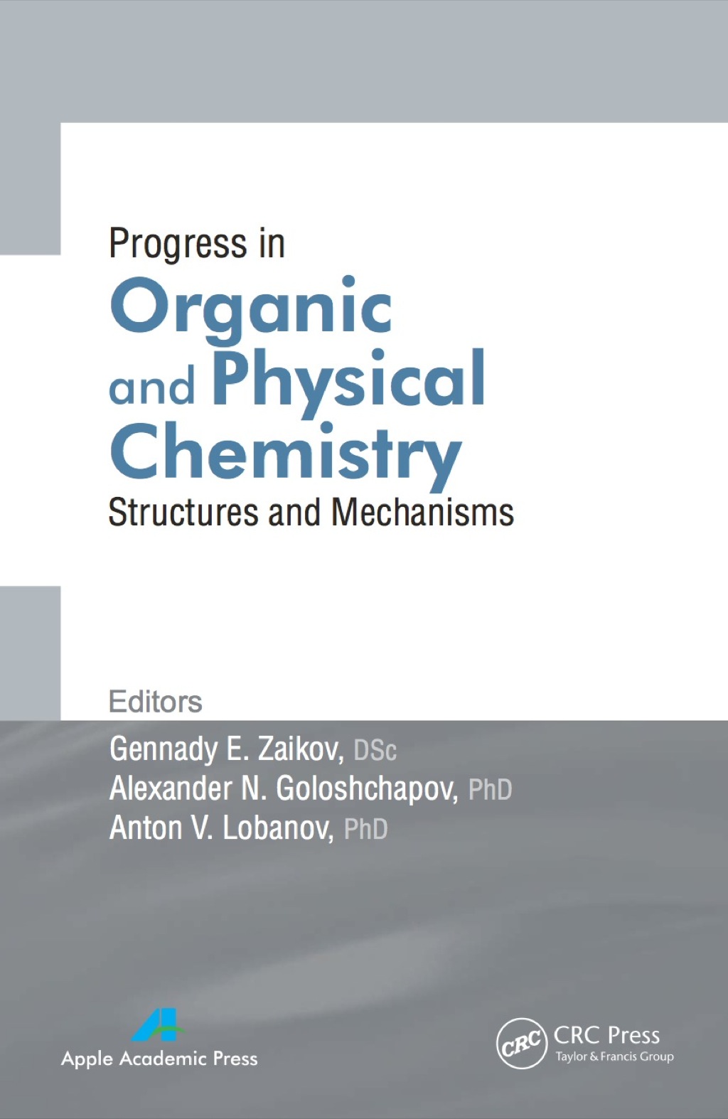 Progress in Organic and Physical Chemistry Structures and Mechanisms 1st Edition â€“ PDF/EPUB Version Downloadable