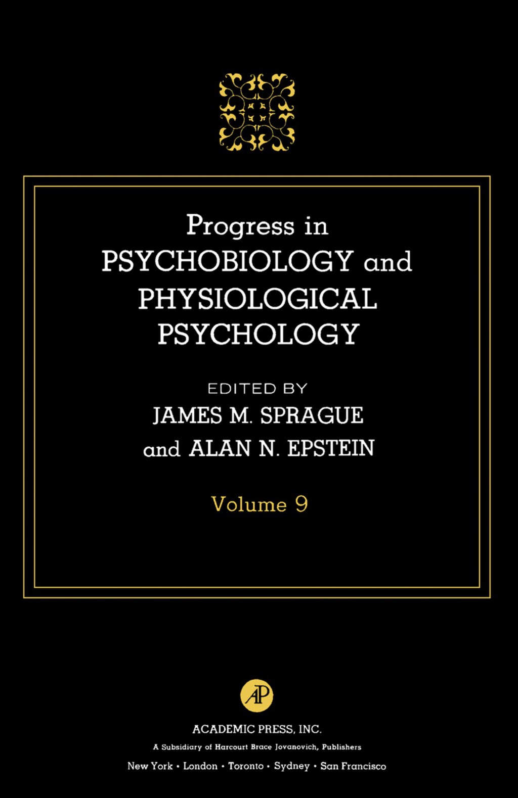 Progress in Psychobiology and Physiological Psychology  â€“ PDF/EPUB Version Downloadable