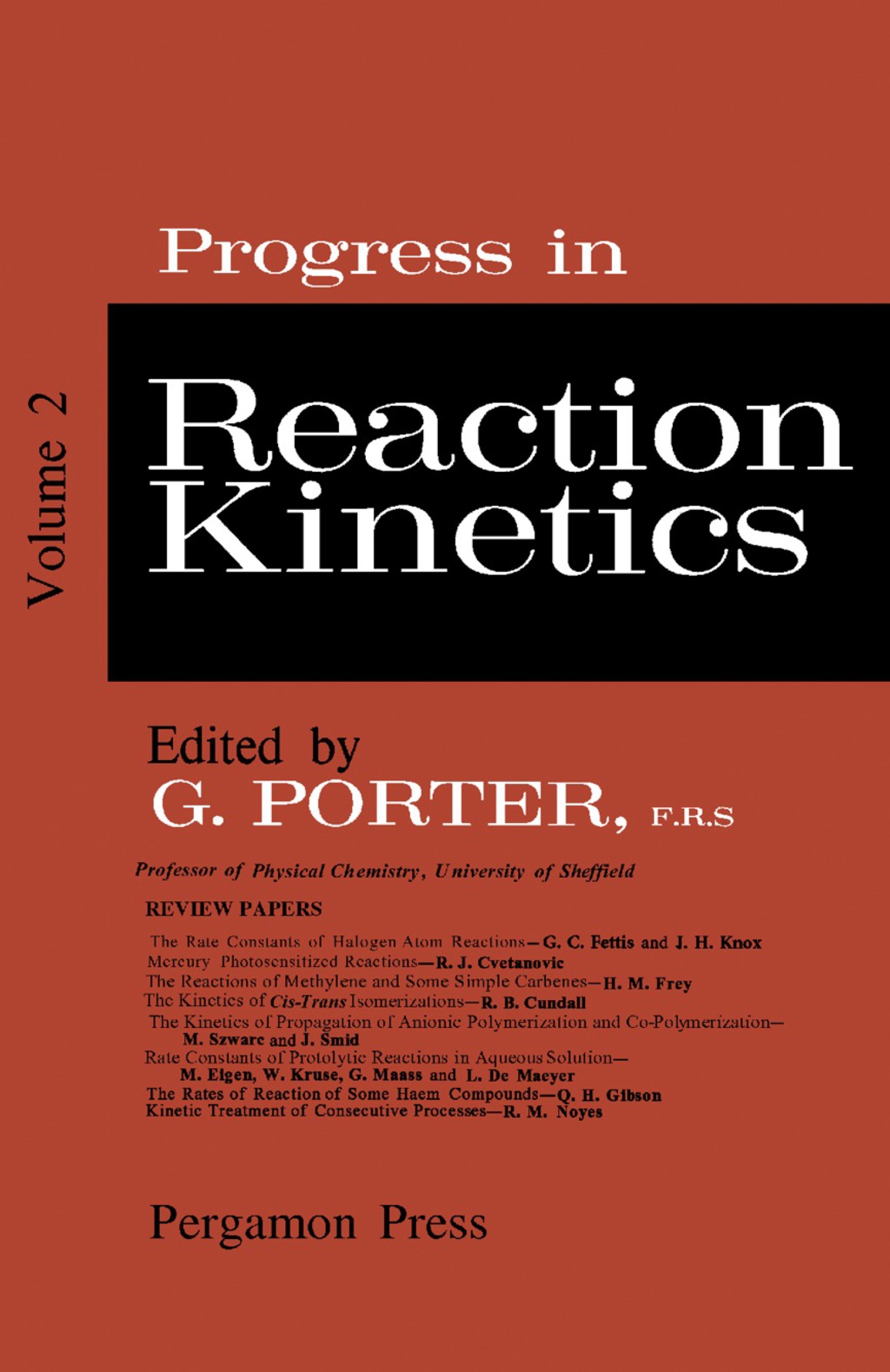 Progress in Reaction Kinetics Volume 2  â€“ PDF/EPUB Version Downloadable