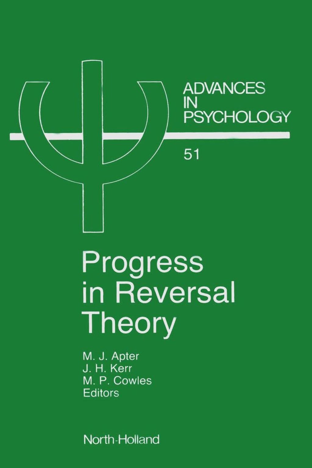 Progress in Reversal Theory  â€“ PDF/EPUB Version Downloadable