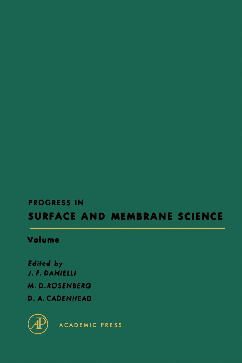 Progress in Surface and Membrane Science Volume 7  â€“ PDF/EPUB Version Downloadable