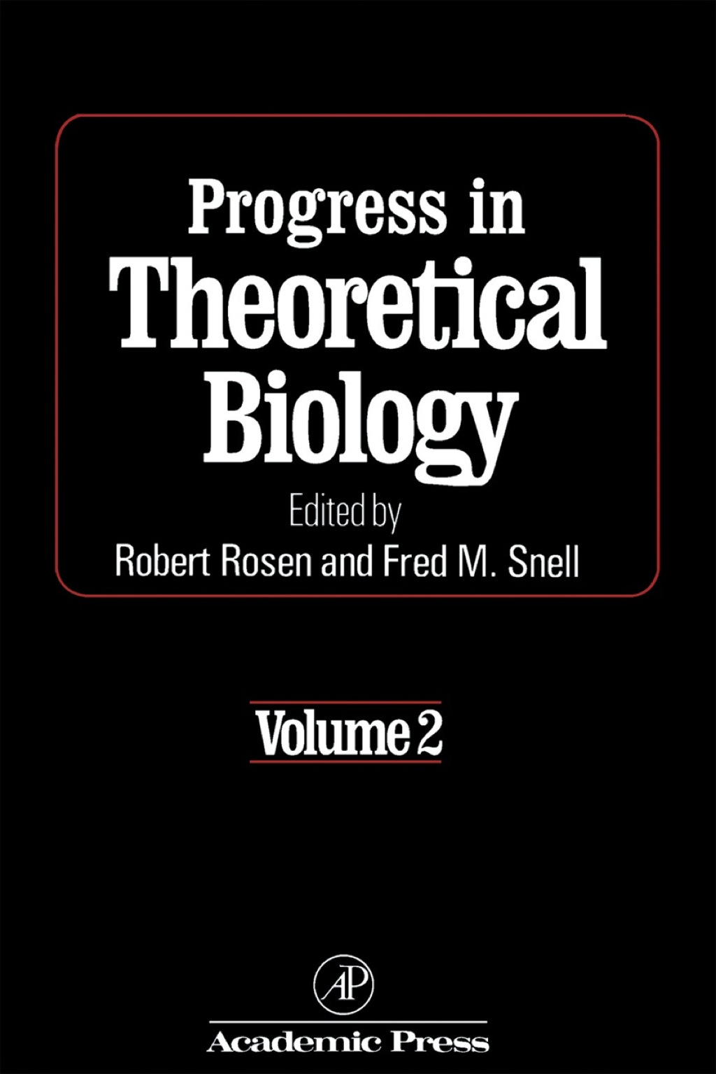 Progress in Theoretical Biology  â€“ PDF/EPUB Version Downloadable