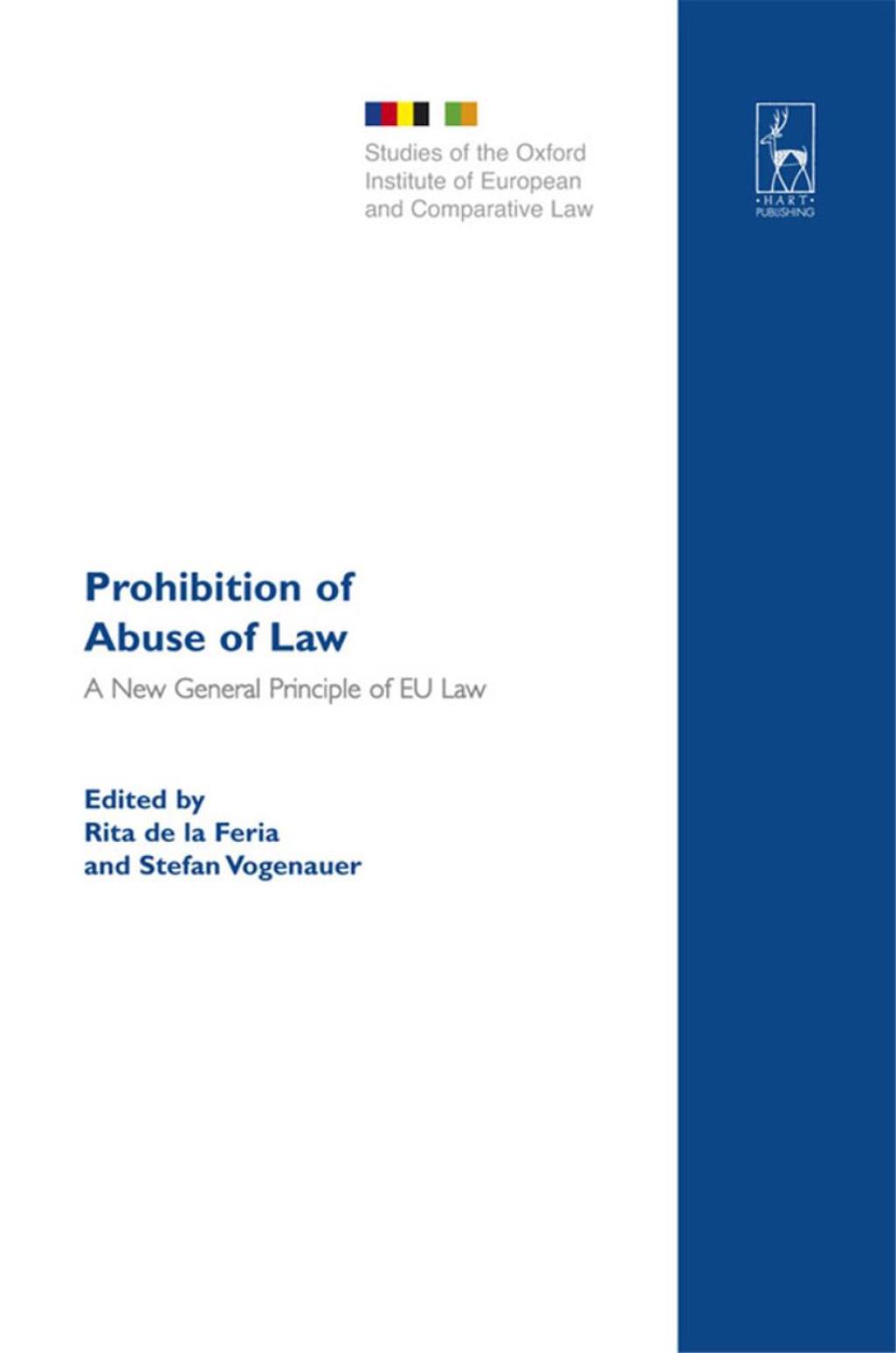Prohibition of Abuse of Law A New General Principle of EU Law? 1st Edition â€“ PDF/EPUB Version Downloadable