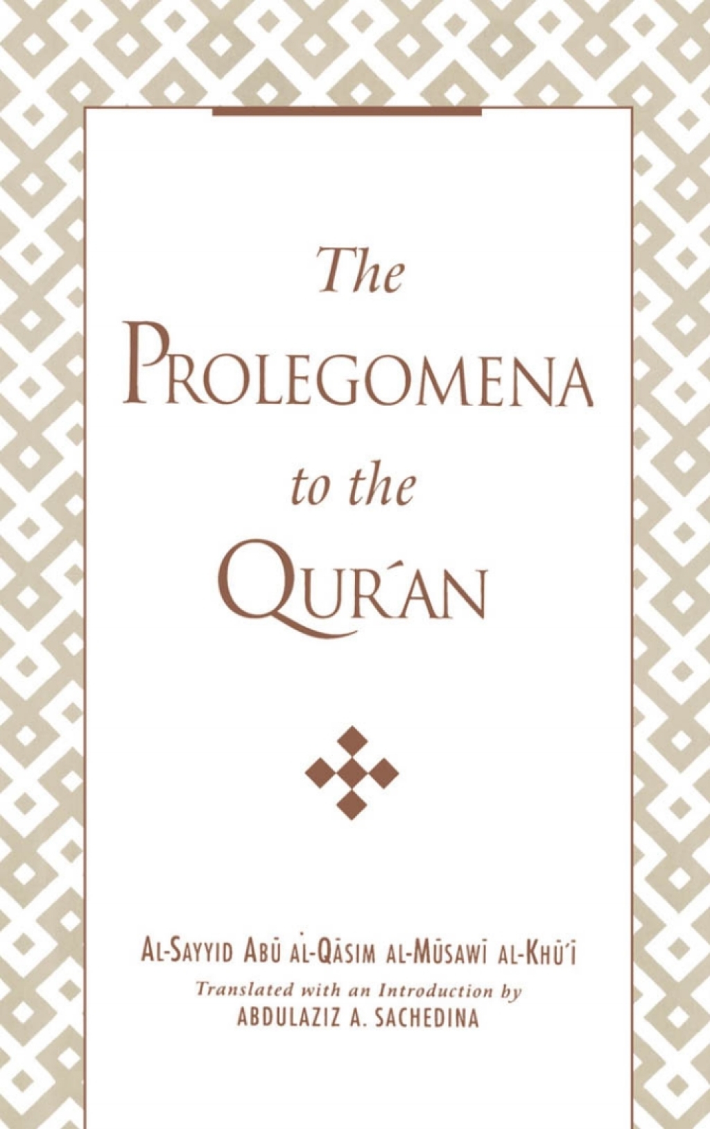 Prolegomena to the Qur'an  â€“ PDF/EPUB Version Downloadable