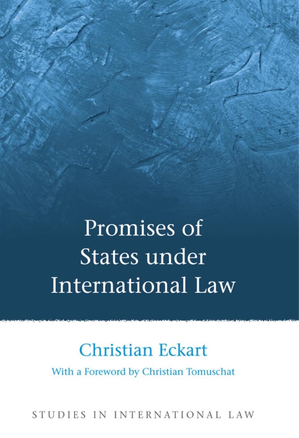 Promises of States under International Law Social and Legal Perspectives 1st Edition â€“ PDF/EPUB Version Downloadable