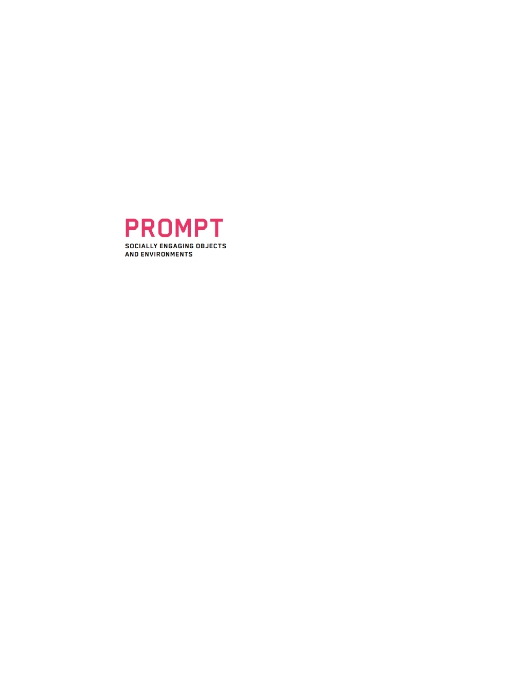 Prompt Socially Engaging Objects and Environments 1st Edition â€“ PDF/EPUB Version Downloadable