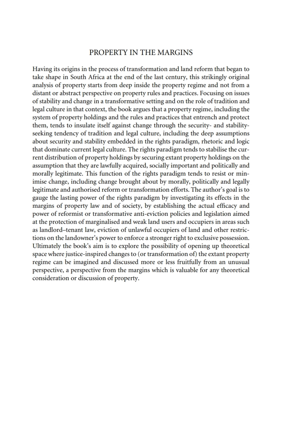 Property in the Margins 1st Edition â€“ PDF/EPUB Version Downloadable