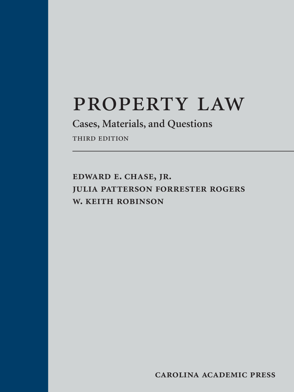 Property Law: Cases, Materials, and Questions 3rd Edition â€“ PDF/EPUB Version Downloadable