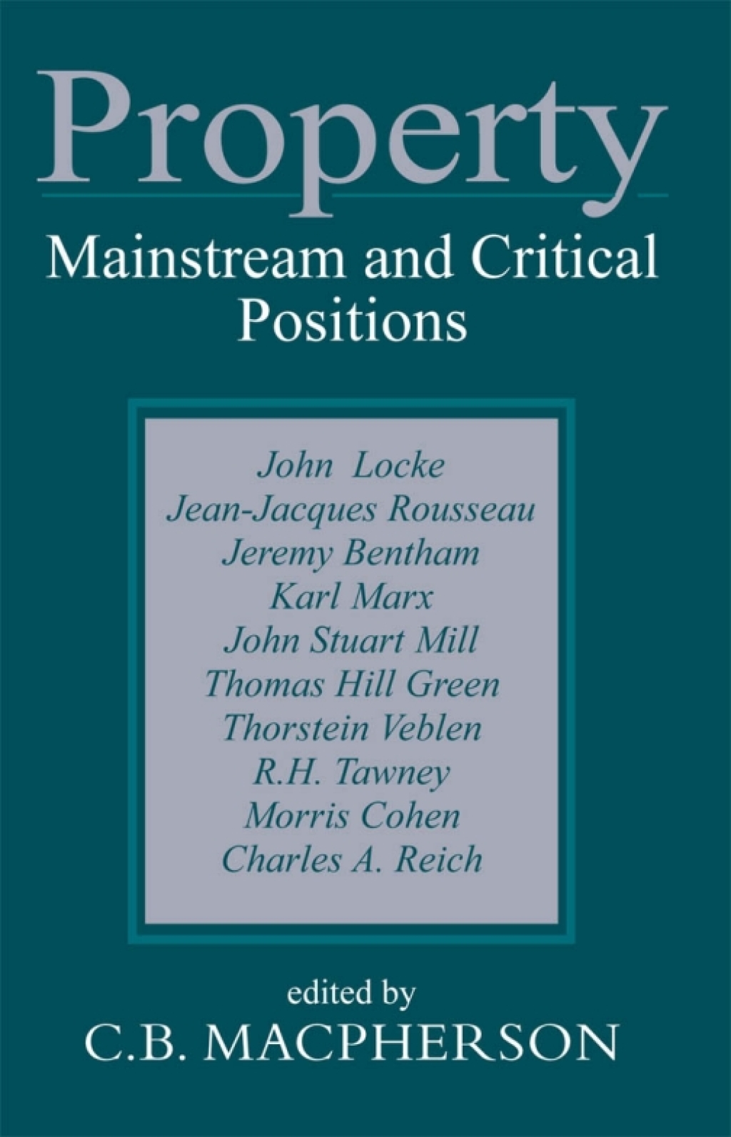 Property Mainstream and Critical Positions 1st Edition â€“ PDF/EPUB Version Downloadable