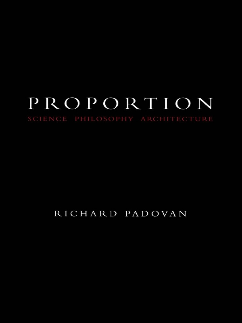 Proportion Science, Philosophy, Architecture 1st Edition â€“ PDF/EPUB Version Downloadable