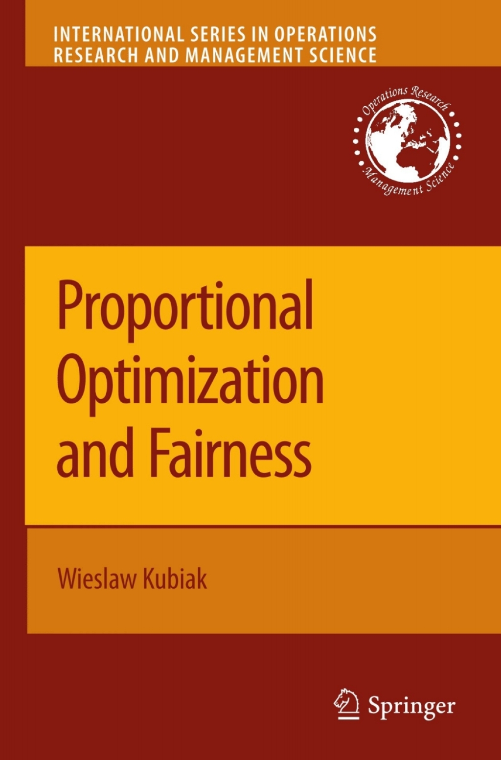 Proportional Optimization and Fairness  â€“ PDF/EPUB Version Downloadable