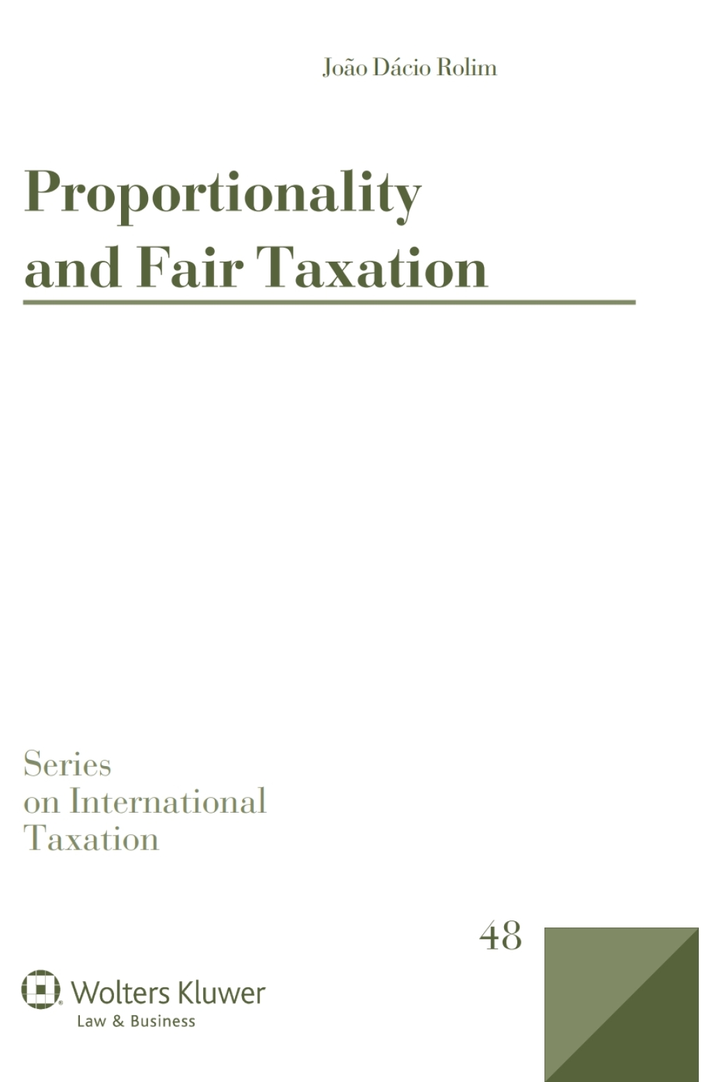 Proportionality and Fair Taxation  â€“ PDF/EPUB Version Downloadable