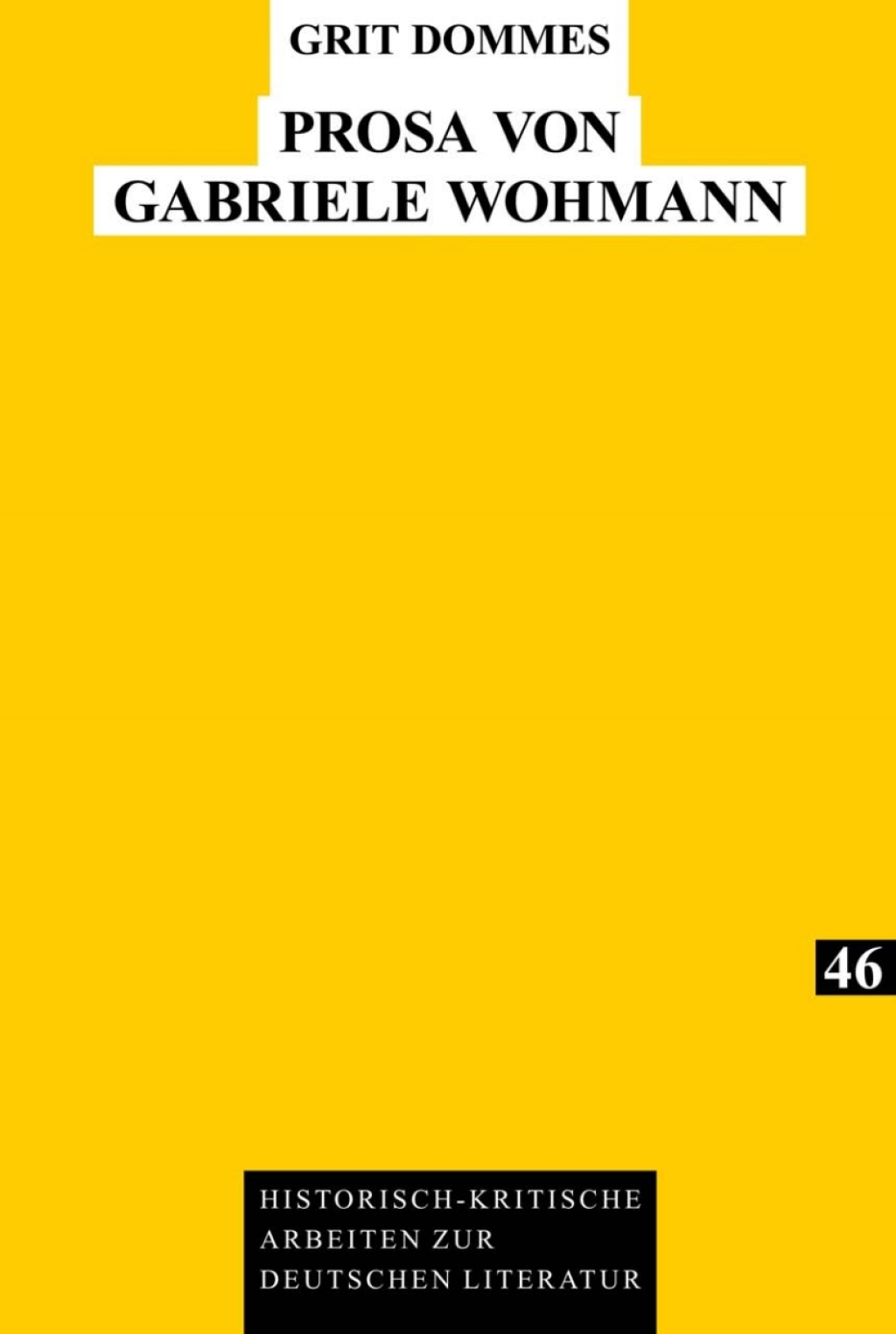 Prosa von Gabriele Wohmann 1st Edition â€“ PDF/EPUB Version Downloadable