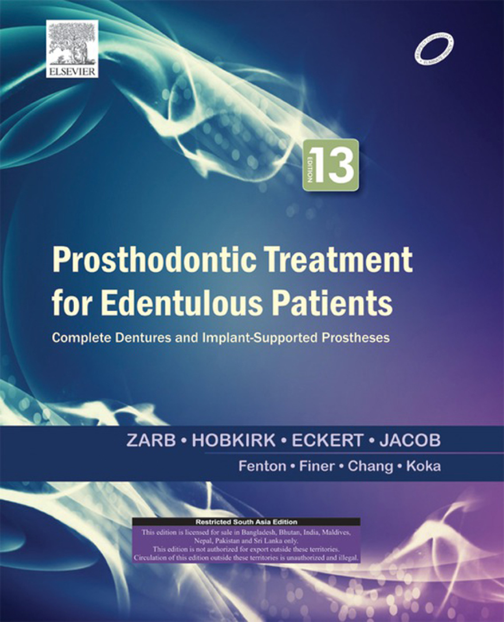 Prosthodontic Treatment for Edentulous Patients: South Asia Reprint 13th Edition - (PDF/EPUB Version)
