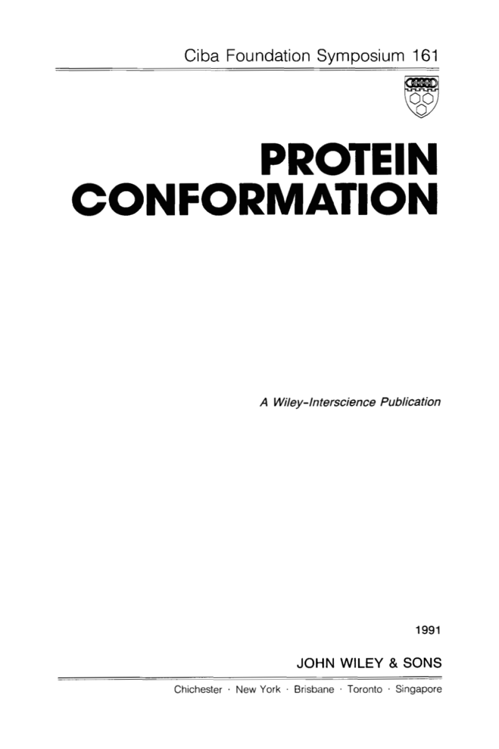 Protein Conformation 1st Edition â€“ PDF/EPUB Version Downloadable