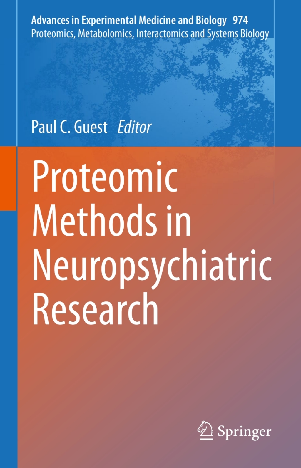 Proteomic Methods in Neuropsychiatric Research  â€“ PDF/EPUB Version Downloadable