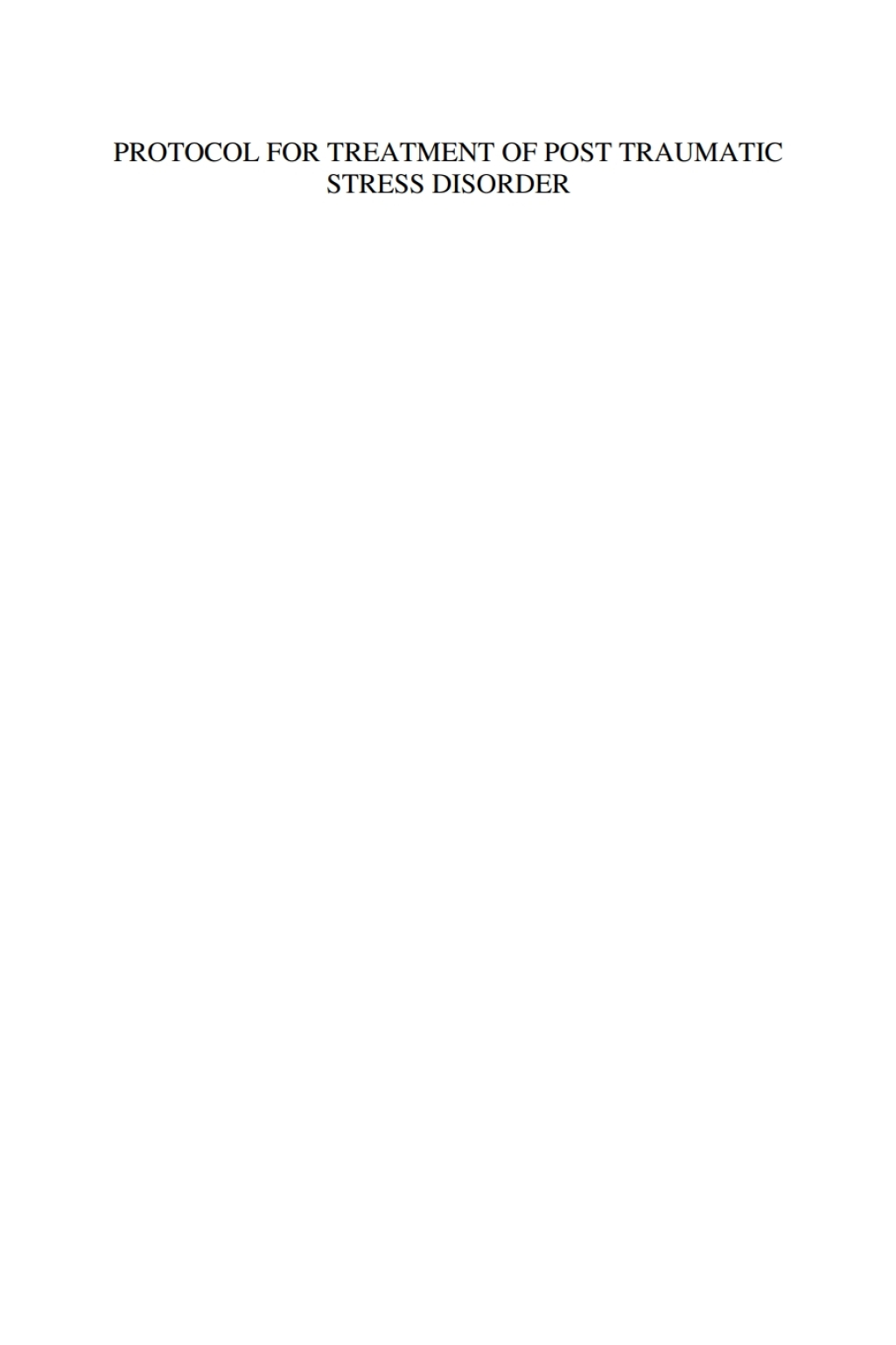 Protocol for Treatment of Post Traumatic Stress Disorder See Far CBT Model: Beyond Cognitive Behavior Therapy 1st Edition â€“ PDF/EPUB Version Downloadable