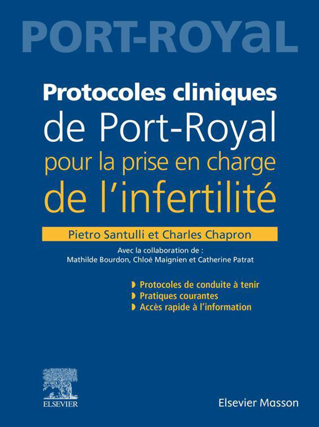 Protocoles cliniques de Port-Royal pour la prise en charge de l'infertilitÃ© 1st Edition â€“ PDF/EPUB Version Downloadable