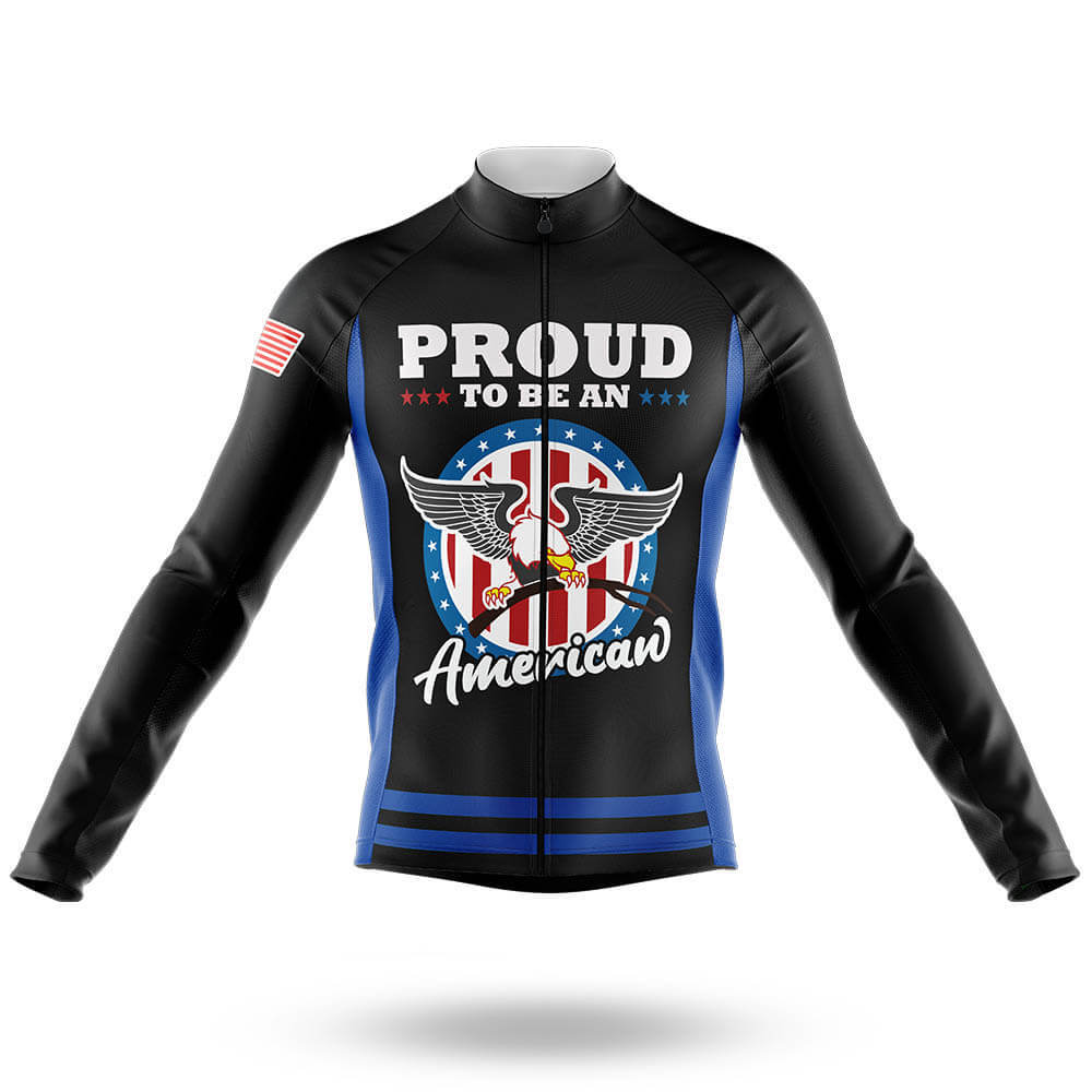 Proud To Be An American - Men's Cycling Long Sleeve Jersey