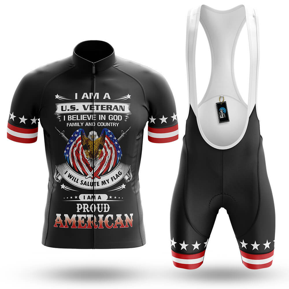 Proud US Veteran - Men's Cycling Full Set