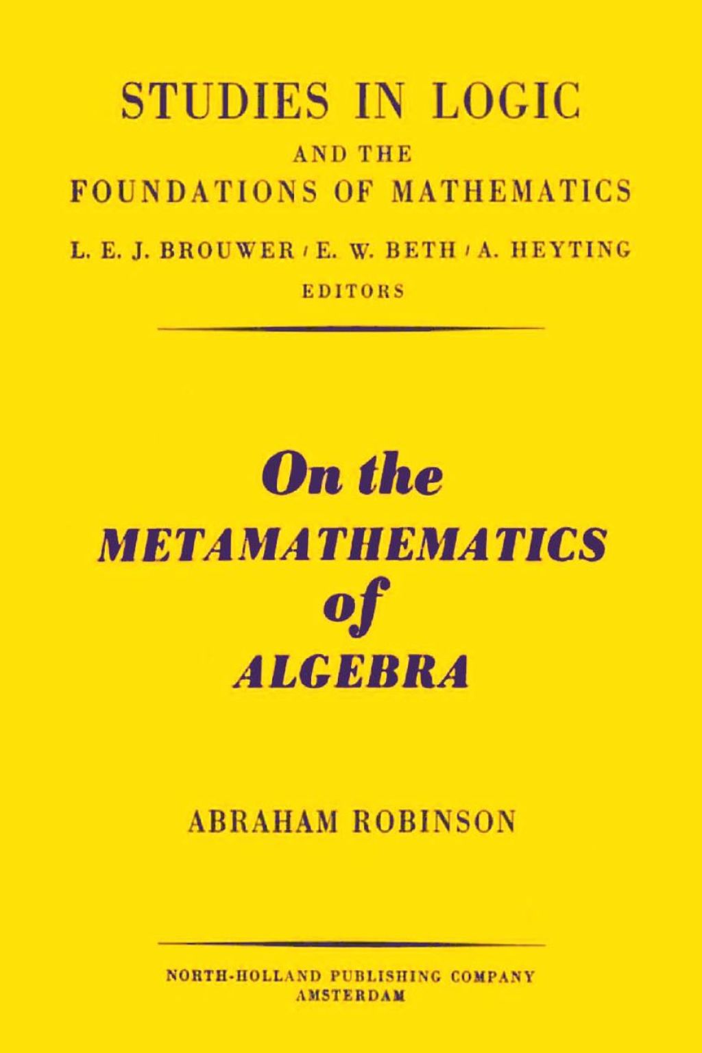 Provability, Computability and Reflection  â€“ PDF/EPUB Version Downloadable