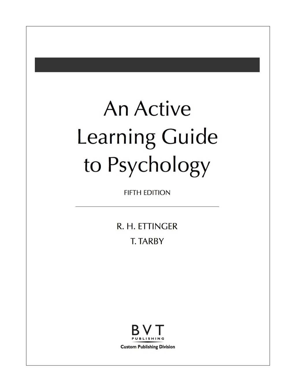 PSYC 1012 Course Manual 2nd Edition â€“ PDF/EPUB Version Downloadable