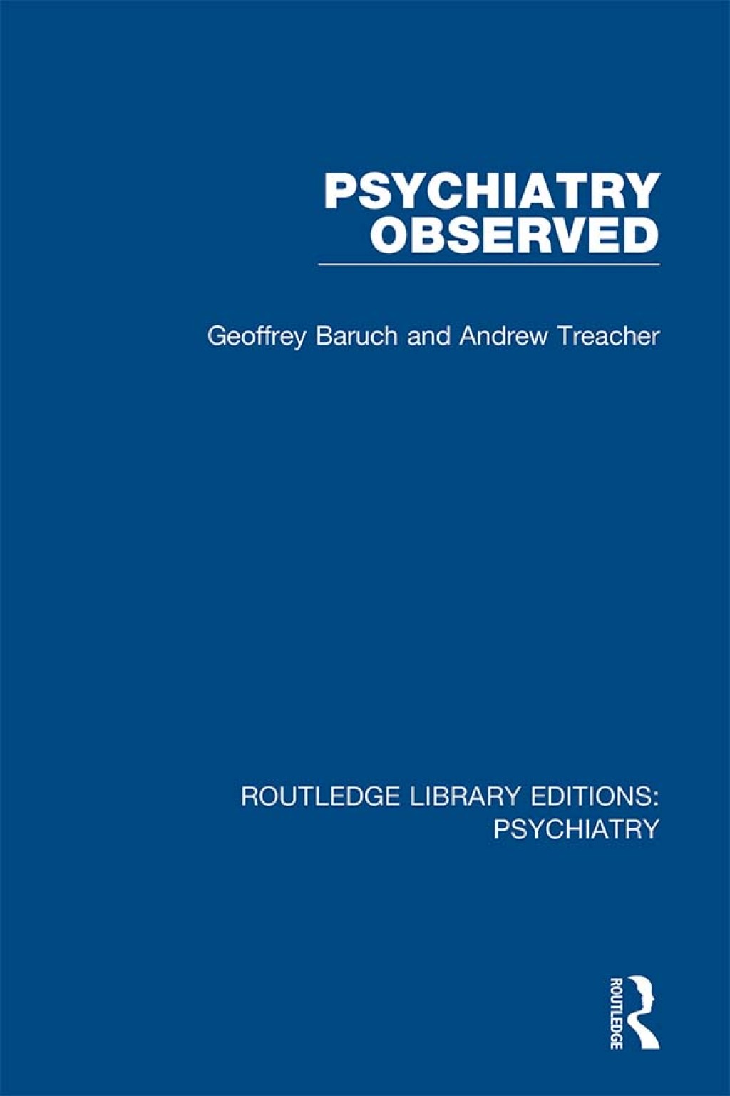 Psychiatry Observed 1st Edition â€“ PDF/EPUB Version Downloadable