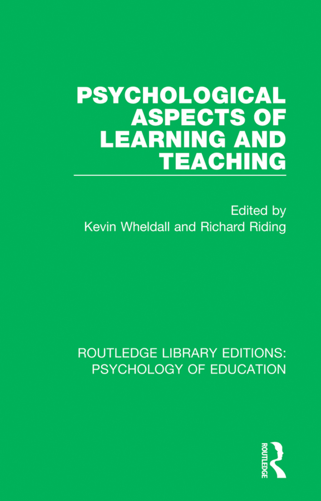 Psychological Aspects of Learning and Teaching 1st Edition â€“ PDF/EPUB Version Downloadable