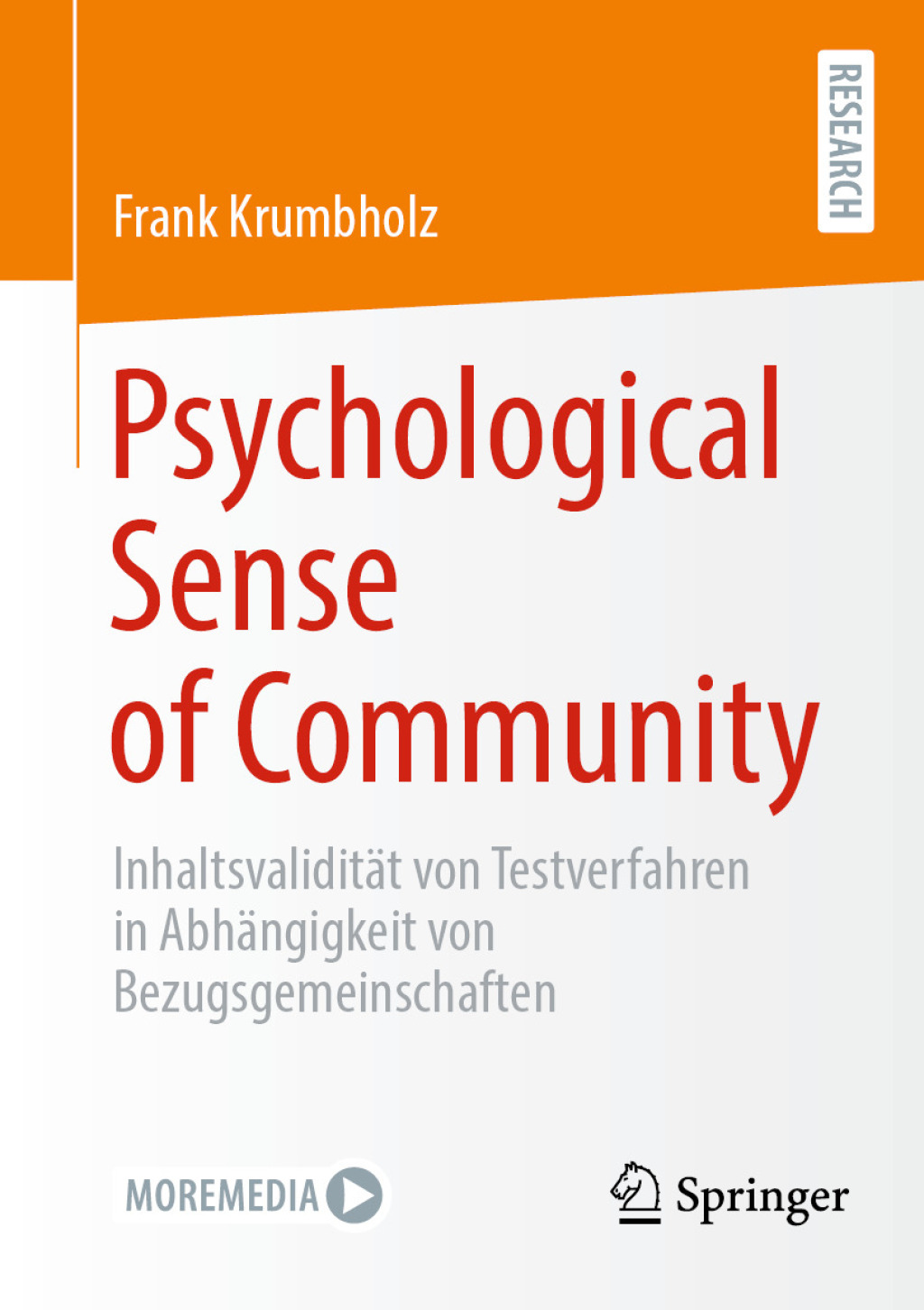 Psychological Sense of Community InhaltsvaliditÃ¤t von Testverfahren in AbhÃ¤ngigkeit von Bezugsgemeinschaften  â€“ PDF/EPUB Version Downloadable