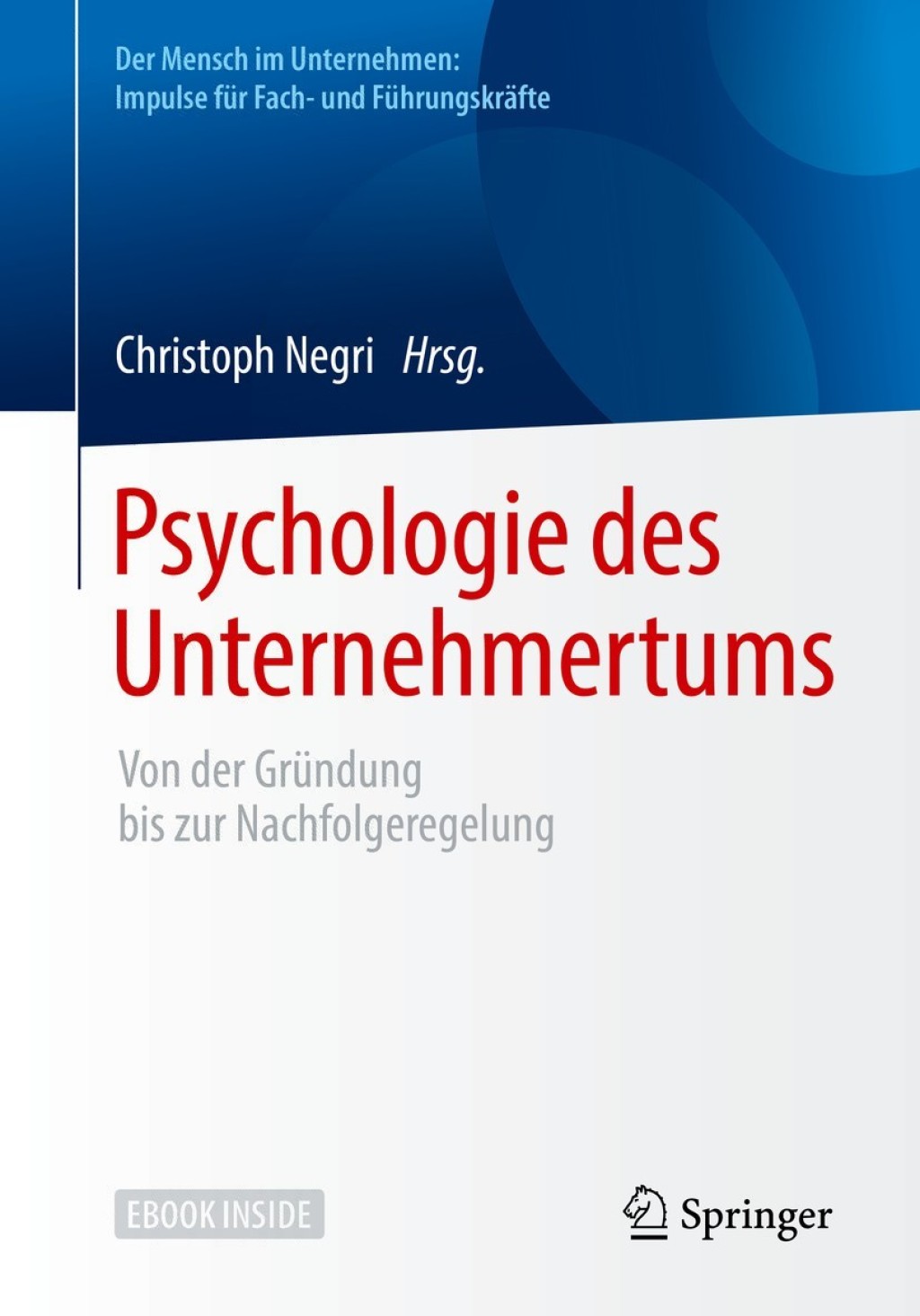 Psychologie des Unternehmertums Von der GrÃ¼ndung bis zur Nachfolgeregelung - (PDF/EPUB Version)