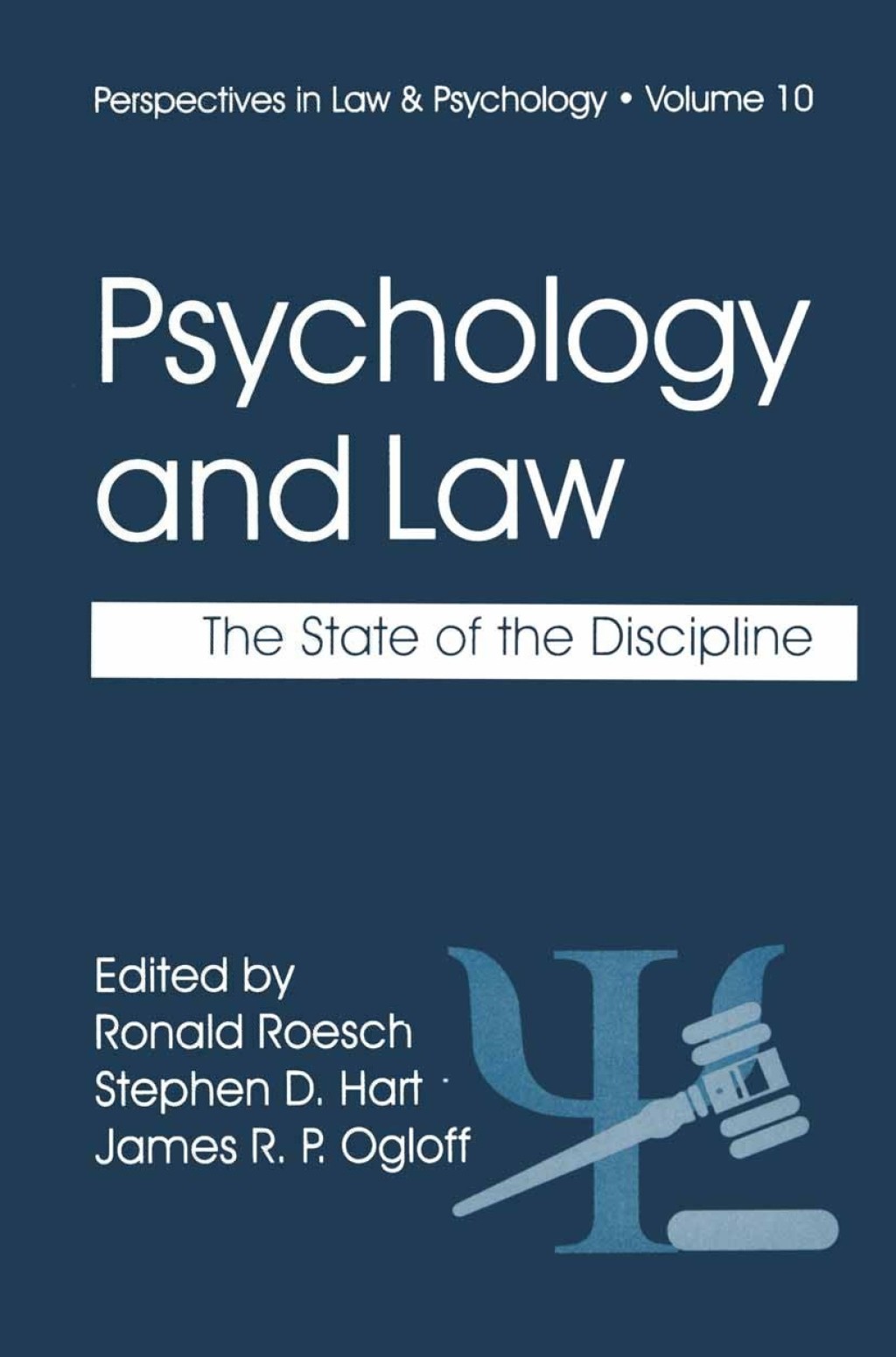 Psychology and Law The State of the Discipline 1st Edition â€“ PDF/EPUB Version Downloadable
